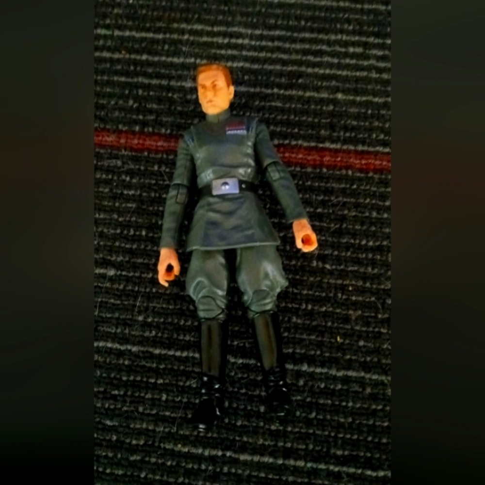 Star Wars Imperial Officer general moff black series Action Figure Gray Uniform
